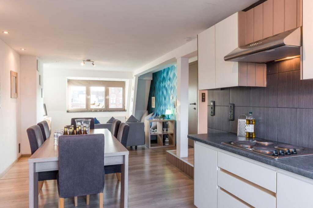 Duplex Appertement Met Zicht Damse Vaart @ Brugge Lägenhet Exteriör bild